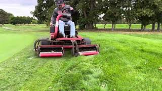 TORO REEL MOWER LOT 1010 HICKORY NUT GOLF COURSE AUCTION 2023 [upl. by Lleryt]