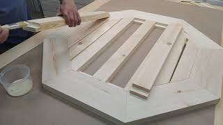 Круглый столик своими руками  Making a coffee table [upl. by Masterson]