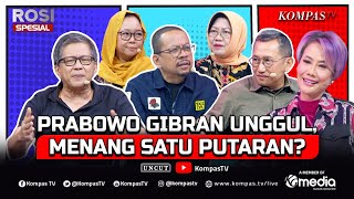 FULL DEBAT PANAS Rocky Gerung Eep amp Qodari Tanggapi Prabowo Gibran Unggul di Hitung Cepat  ROSI [upl. by Odnalor371]