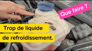 Trop de liquide de refroidissement  Que faire [upl. by Binette]