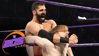 Jack Gallagher vs Ariya Daivari  quotI Forfeitquot Match WWE 205 Live Jan 17 2017 [upl. by Gilba]