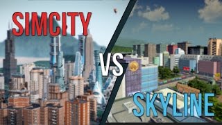 Cities Skyline vs Simcity 2013 An Honest Comparison [upl. by Ettenaej]