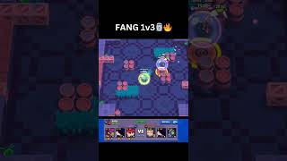 Fang 1v3 ☠️🔥 brawlstars fang edgar leon trendingshorts viralvideo [upl. by Anaela]