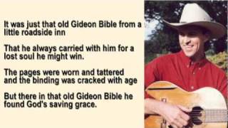 Benny Berry  Old Gideon Bible with Lyrics [upl. by Leblanc]