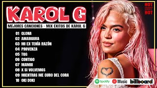 Karol G Grandes Éxitos Mix 2024  Lo Más Popular de Karol G  Canciones de Karol G [upl. by Attelrac]