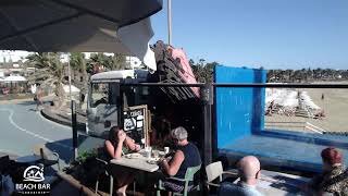 Webcam Lanzarote  Live Stream from the Beachbar in Costa Teguise [upl. by Lapham]