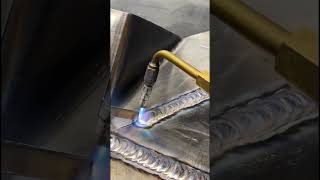 Satisfying welding of lead sheet for roofing [upl. by Sandry]