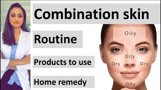 combination skin care  face wash moisturiser sunscreen home remedy  dermatologist [upl. by Nnayd]