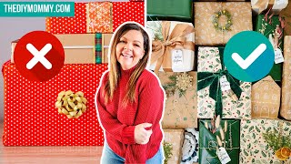 8 LUXURY Christmas Gift Wrapping Ideas Actually Easy and Cheap [upl. by Sutherland913]