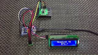 Nuvoton N76E003 UART Example  Digital Compass [upl. by Decamp65]