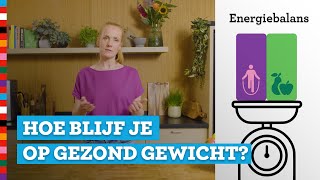 Hoe blijf je op gezond gewicht  Op gewicht blijven [upl. by Akemhs]