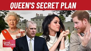 Queens Shocking Plan to Evict Harry and Meghan for Prince Andrew Revealed  Royal Family [upl. by Ulrike]