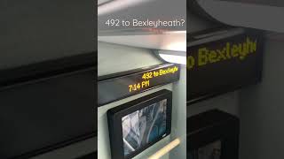 Route 492 Curtailed Ibus to Bexleyheath Town Centre [upl. by Iong529]