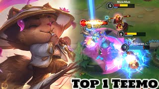 Wild Rift Teemo  Top 1 Teemo Gameplay Rank Grandmaster [upl. by Ardiek]