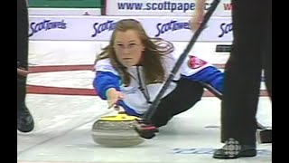 2005 Scotties Semifinal  Scott vs Hanna [upl. by Lynea]