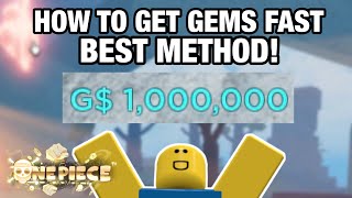 UPDATED Fastest And Best Ways To Get Gems In All Seas A One Piece Game  Roblox [upl. by Ayikahs]