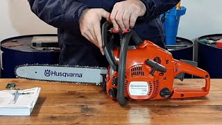 Chainsaw Husqvarna 120 MARK II Unboxing  Build  Video Tour [upl. by Caitrin311]