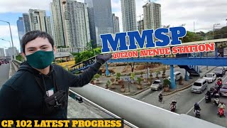 DEC 24 2023 SUNDAY 4PM MMSPMETRO MANILA SUBWAY PROJECT UPDATE CP 102 QUEZON AVENUE STATION [upl. by Llednik]