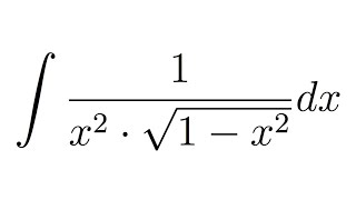 Integral of 1x2sqrt1x2 substitution [upl. by Sheila]