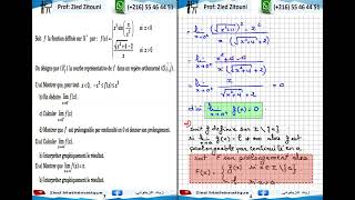 04 Limites Et Continuités Correction Exercice  Bac Math Science Technique Info [upl. by Nnoj172]