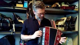 Harmona melodeon 1 row diatonic button accordion 395 [upl. by Suu]