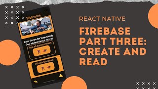 React Native  Firebase  Part 3  How to create and read data in Firebase Firestore [upl. by Adkins]