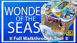 Wonder of the Seas  Full Walkthrough Ship Tour amp Review  New 2023  Royal Caribbean Cruises [upl. by Suzette502]