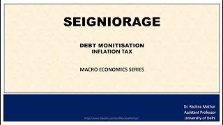 Seigniorage [upl. by Amity]