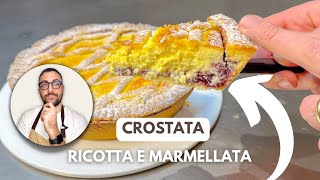 Crostata ricotta e marmellata SUPER GOLOSA [upl. by Nawad]