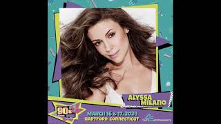 Meet Alyssa Milano  90s Con in Connecticut on March 1617 2024 for autographs selfies amp photoops [upl. by Artenehs587]