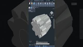 AutoCAD 3D 3D Modeling presspull command shorts autocad3dmodeling [upl. by Ahsini]