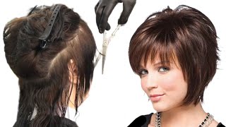 Best Haircut Step By Step For Medium Hair  Haircut For Curly Hair  Haircut Tutorial Eva Lorman [upl. by Elay]