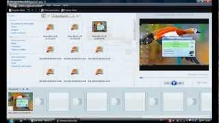 Como compactar videos no movie maker [upl. by Arracahs202]