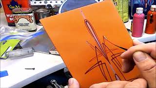 Real time pinstriping demonstration [upl. by Annoled]