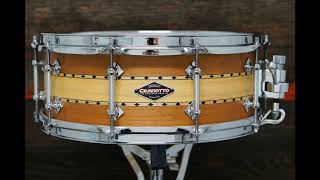 SOLD  Craviotto 55x14quot Hybrid Shell Snare Drum  MahoganyPoplar [upl. by Harak]