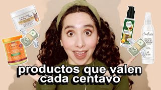 PRODUCTOS PARA RIZOS QUE VALEN CADA CENTAVO 3 💸 [upl. by Lairbag524]