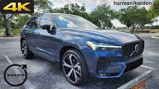 2023 Volvo XC60 B5 Ultimate Dark AWD  POV Test Drive 4K Binaural Audio Harman Kardon Sound System [upl. by Hgielak]