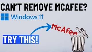 How to Remove or Uninstall McAfee Antivirus From Windows 11 [upl. by Hairim270]