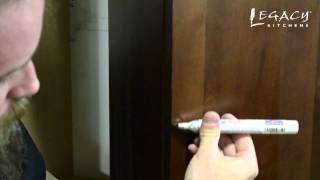 How to Use Touch Up Pens to Fix Cabinet Nicks amp Scratches [upl. by Sacci]