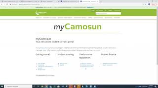 myCamosun Demo Session [upl. by Ohcirej]