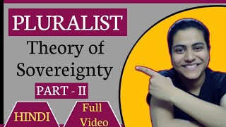 Pluralistic Theory of Sovereignty Part  II  Doctrine of Pluralism  Criticisms of Pluralism Hindi [upl. by Yelsa]