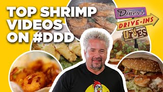 Top DDD SHRIMP Videos of All Time with Guy Fieri  Diners DriveIns and Dives  Food Network [upl. by Ramej841]