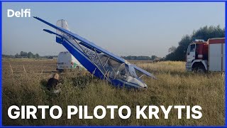 Savaitės kriminalai Girtas pilotas sudaužė lėktuvą [upl. by Eilyr]