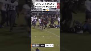 Linebacker Unleashes Epic BoneShattering Hit [upl. by Melessa]