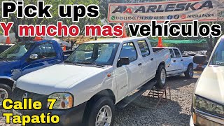 Pick ups y mucho mas vehiculos Arleska Autos Calle 7 Tianguis el Tapatio autos de mexico [upl. by Ocirne158]