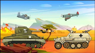 Merge Tanks Idle Tank Merge  Home Animation Cartoon [upl. by Revkah]