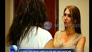 Secuestros virtuales en Mendoza  Telefe Noticias [upl. by Niltak226]