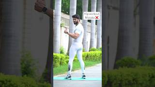 Hip Workout Correction ❌ Shurufit India  youtubeshorts shorts [upl. by Ji]