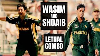 Wasim Akram and Shoaib Akhtars Destructive Spells  Best Fast Bowling  Pakistan vs Netherlands [upl. by Stanford]