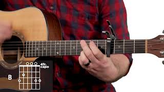 King of My Heart  Acoustic Tutorial  Play Along [upl. by Waddington]